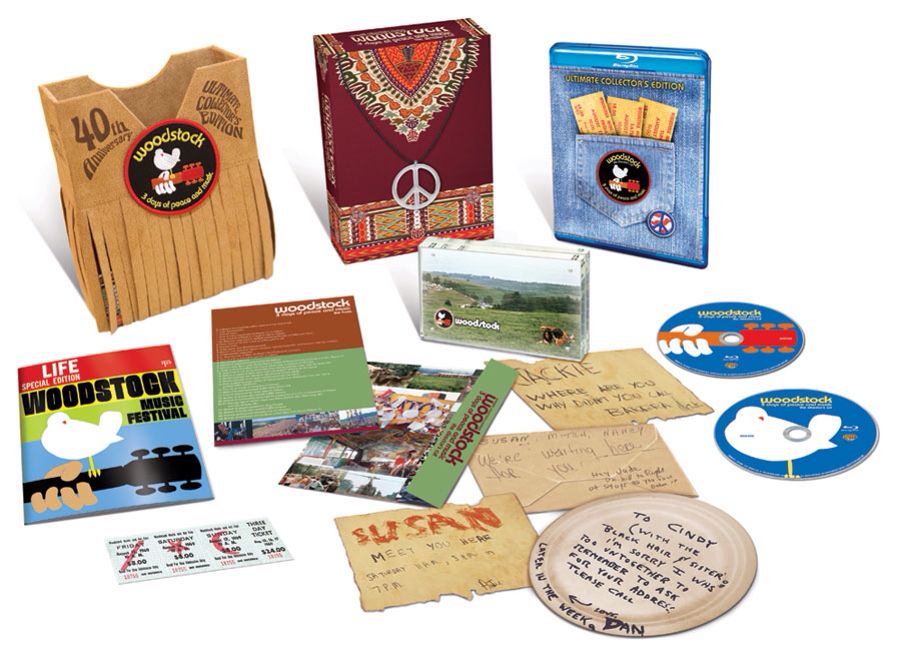 Woodstock: Three Days of Peace & Music The Director’s Cut 40th Anniversary Edition Blu-ray movie collectible [Barcode 883929037698] - Main Image 2
