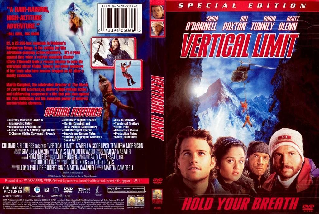 Vertical Limit DVD movie collectible [Barcode 5705410640826] - Main Image 2