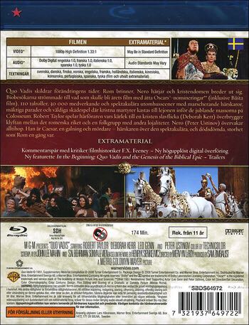 Quo Vadis Blu-ray movie collectible [Barcode 5051892001212] - Main Image 2