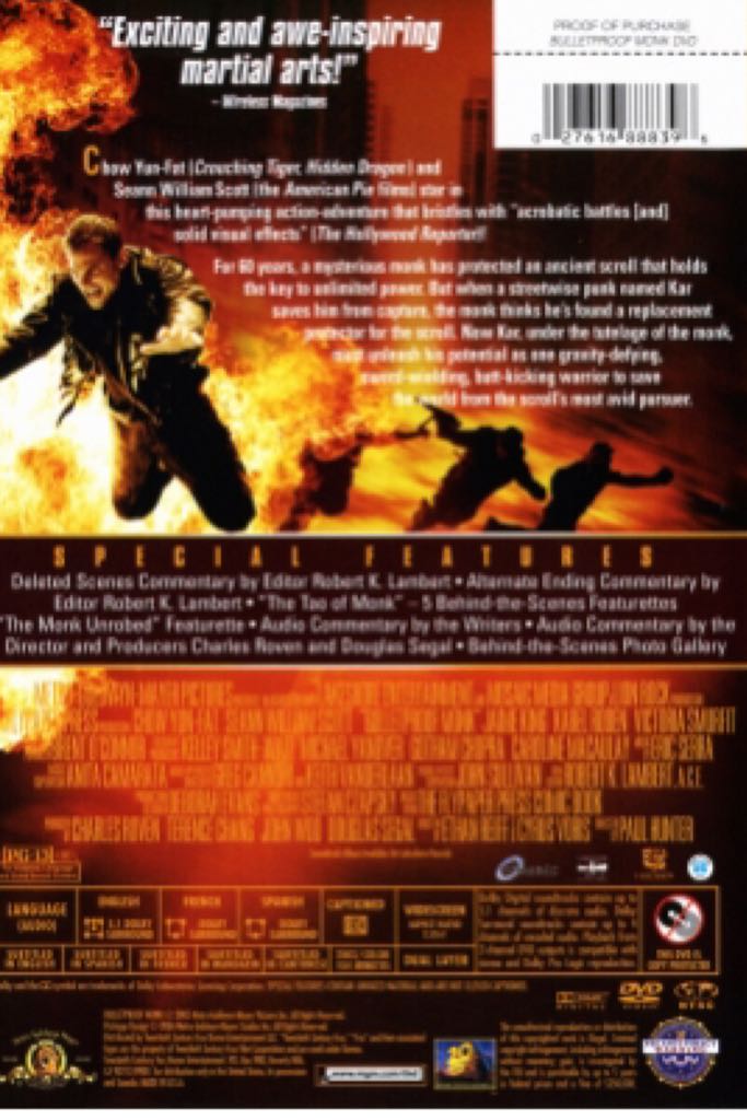 Bulletproof Monk DVD movie collectible - Main Image 2