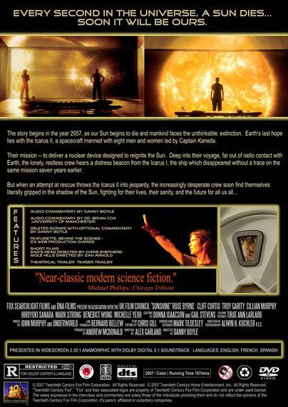 Sunshine DVD movie collectible [Barcode 024543444619] - Main Image 3