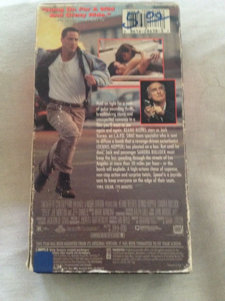 Speed VHS movie collectible [Barcode 5013738863859] - Main Image 2