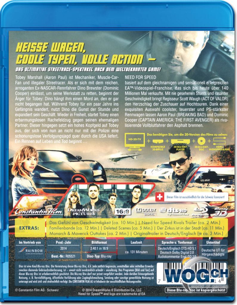 Speed Blu-ray movie collectible [Barcode 5039036032148] - Main Image 2