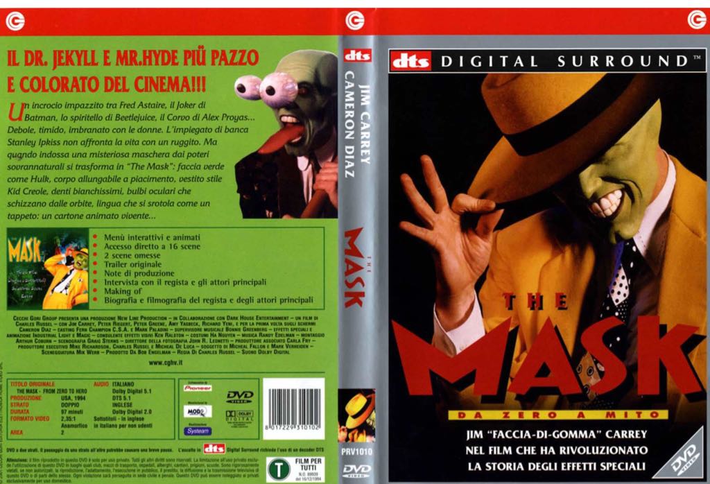 The Mask DVD movie collectible [Barcode 8017229426469] - Main Image 1