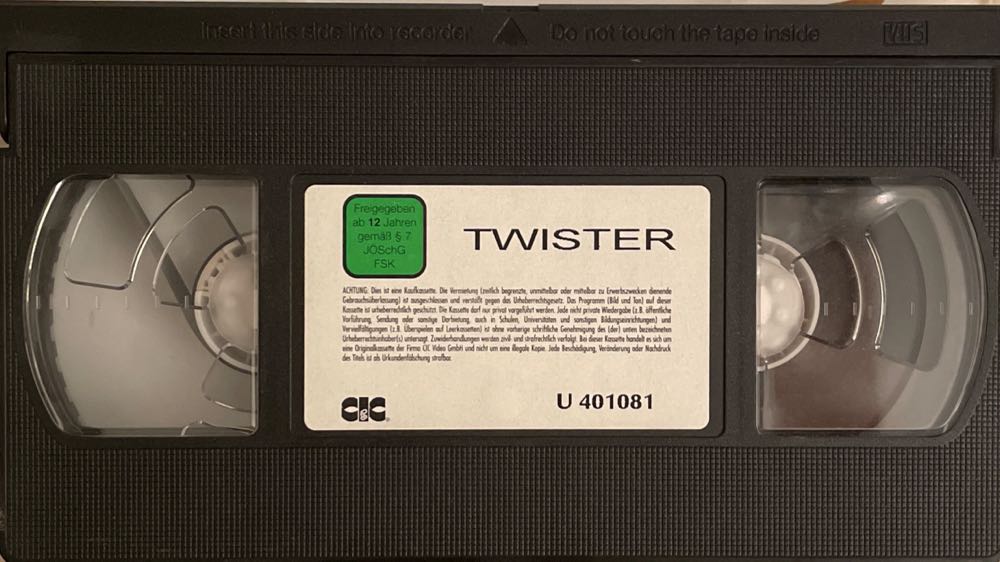 Twister VHS movie collectible [Barcode 044004493635] - Main Image 3