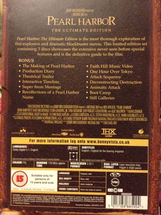Pearl Harbor. Red23 DVD movie collectible [Barcode 5017188885904] - Main Image 2