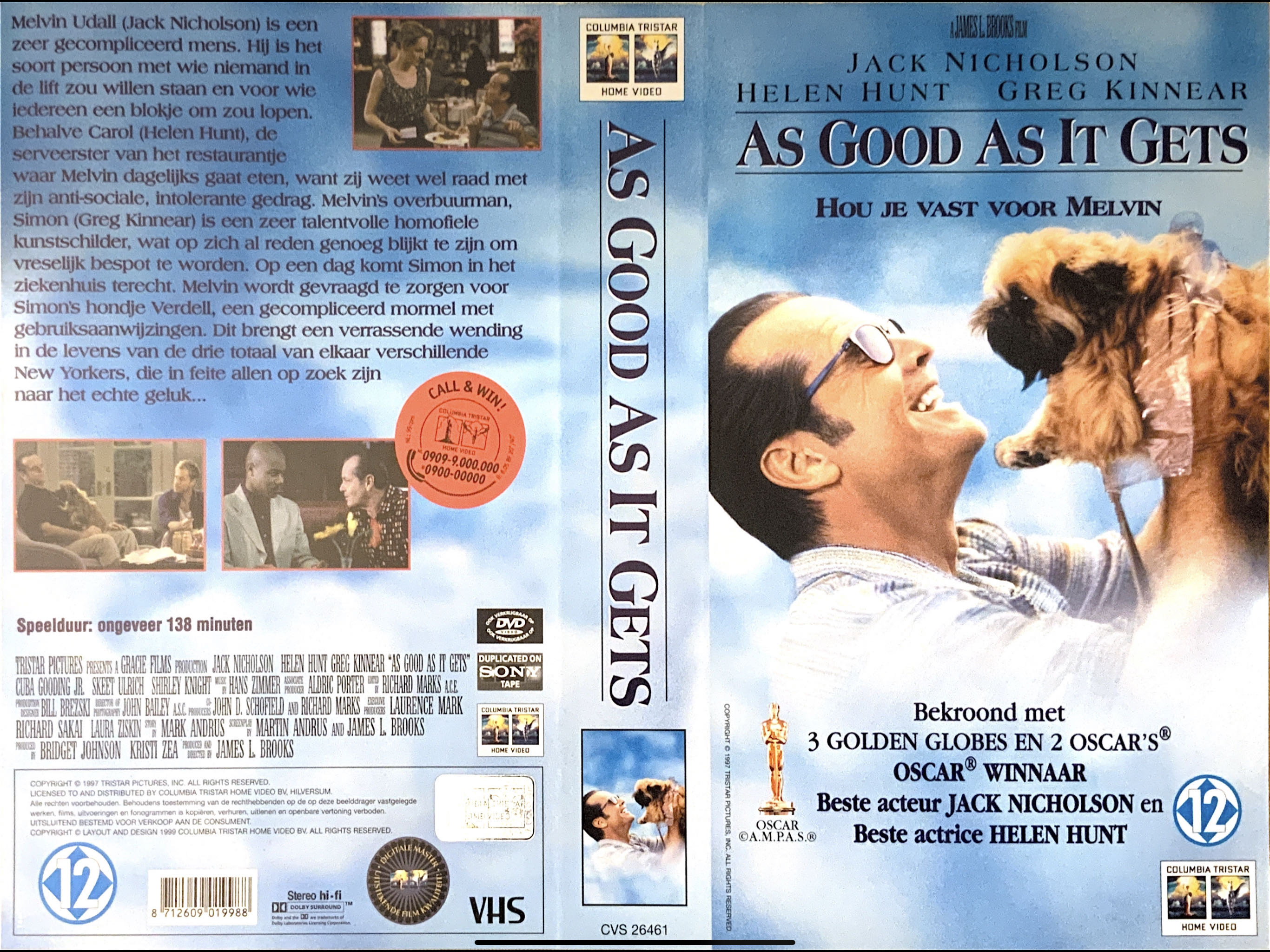 As Good As It Gets DVD movie collectible [Barcode 043396217096] - Main Image 3