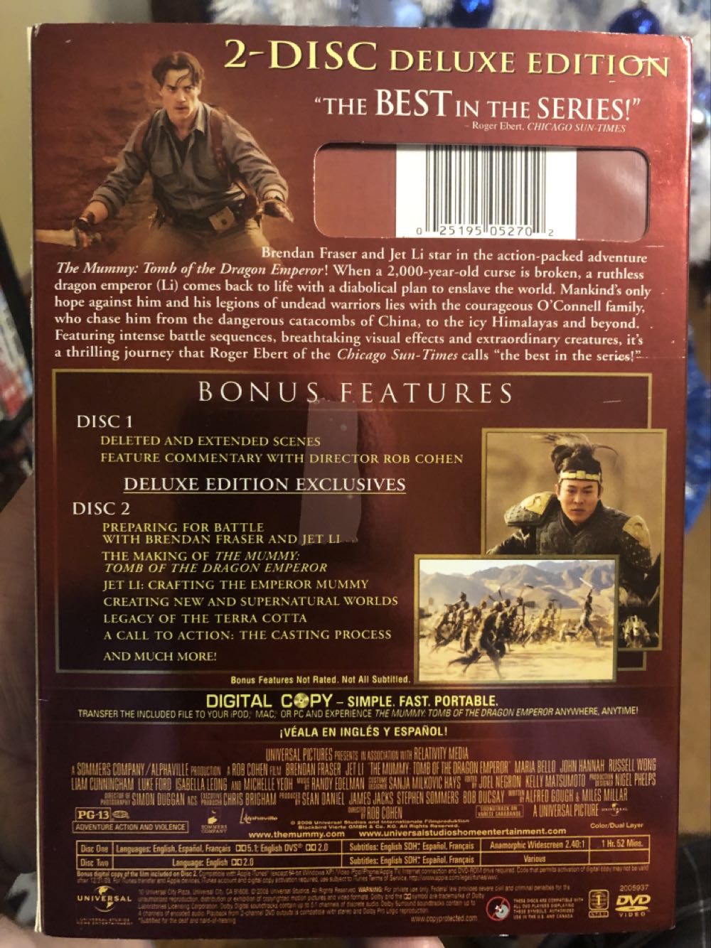 The Mummy: Tomb of the Dragon Emperor DVD movie collectible [Barcode 025195052702] - Main Image 4