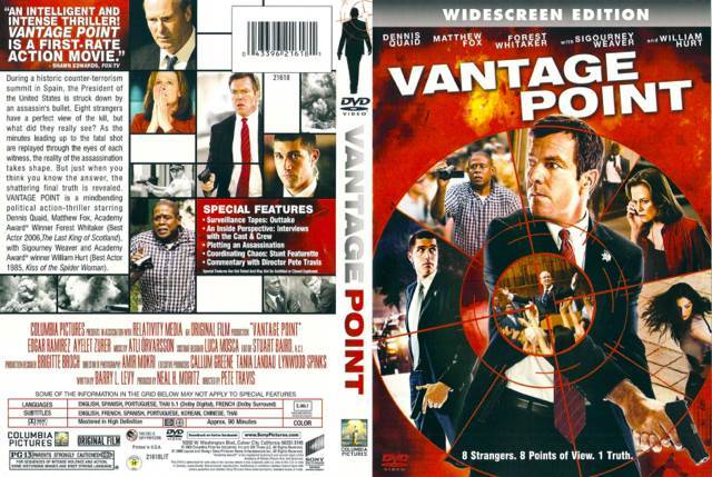 Vantage Point DVD-R movie collectible [Barcode 043396216181] - Main Image 2