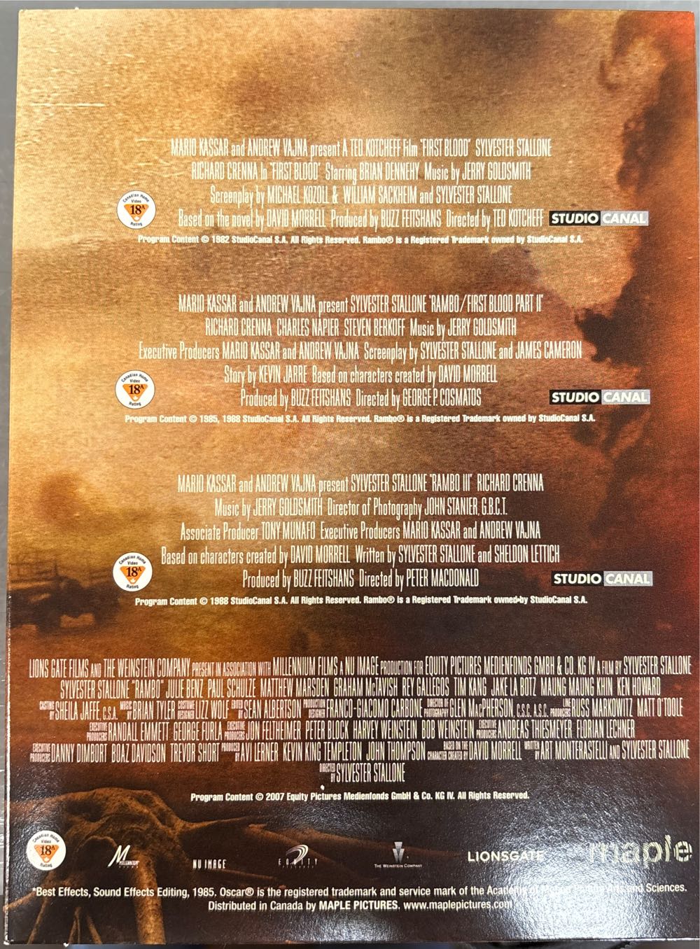 Rambo iTunes movie collectible [Barcode 03139823294080] - Main Image 3