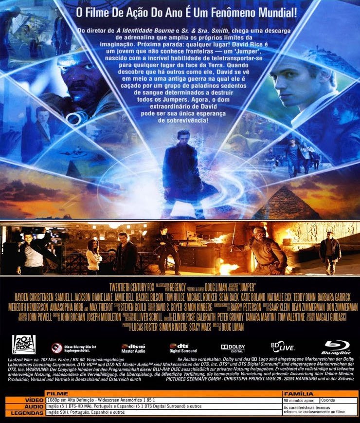 Jumper Blu-ray movie collectible [Barcode 4006680044361] - Main Image 4