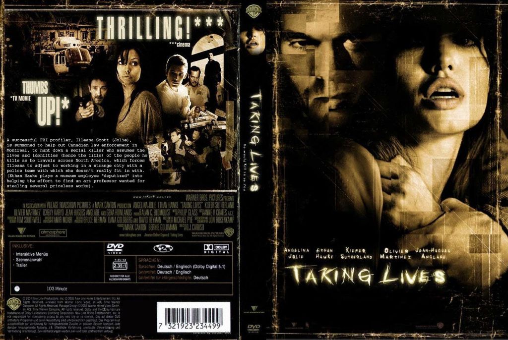 Taking Lives DVD-R movie collectible - Main Image 2