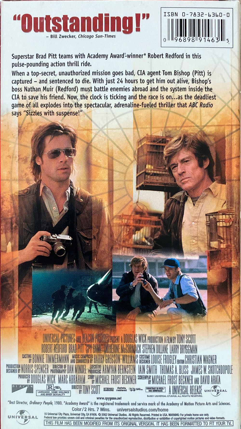 Spy Game VHS movie collectible [Barcode 096898914635] - Main Image 2