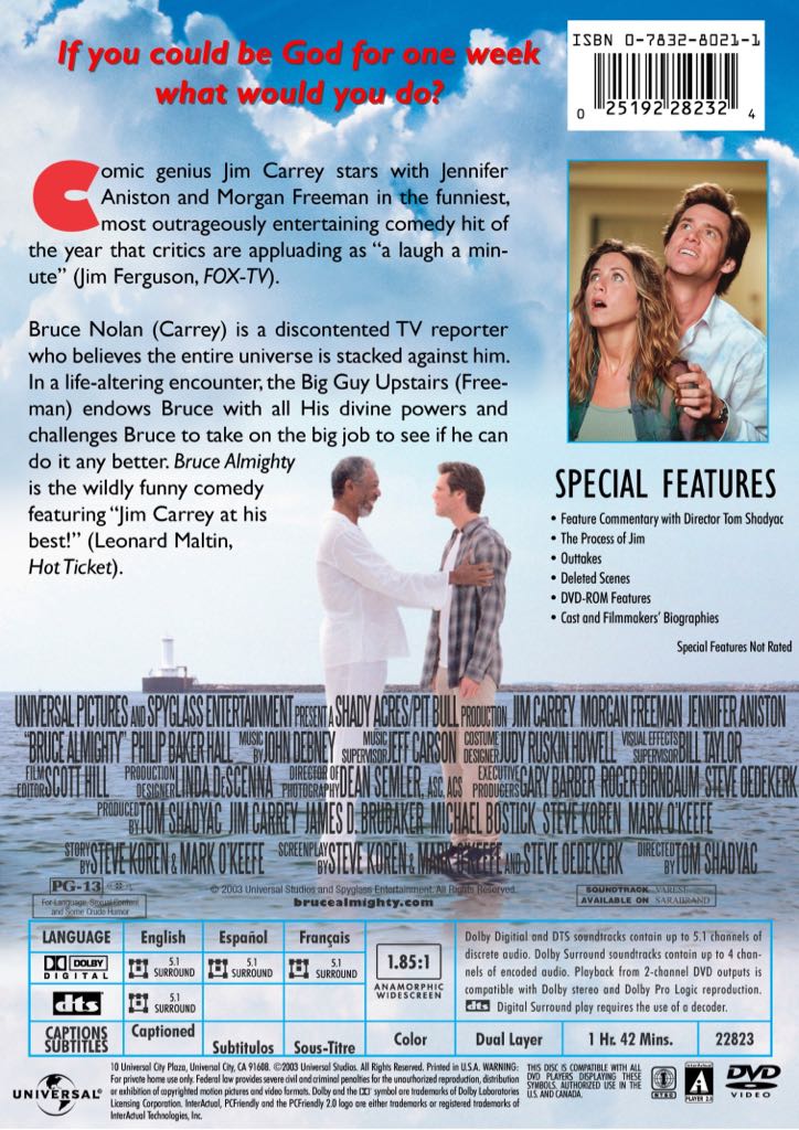 Bruce Almighty 4k Digital Digital Copy movie collectible [Barcode 9077181888384] - Main Image 2