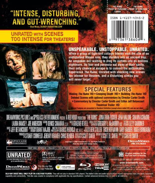 The Ruins Blu-ray movie collectible [Barcode 097361386041] - Main Image 2