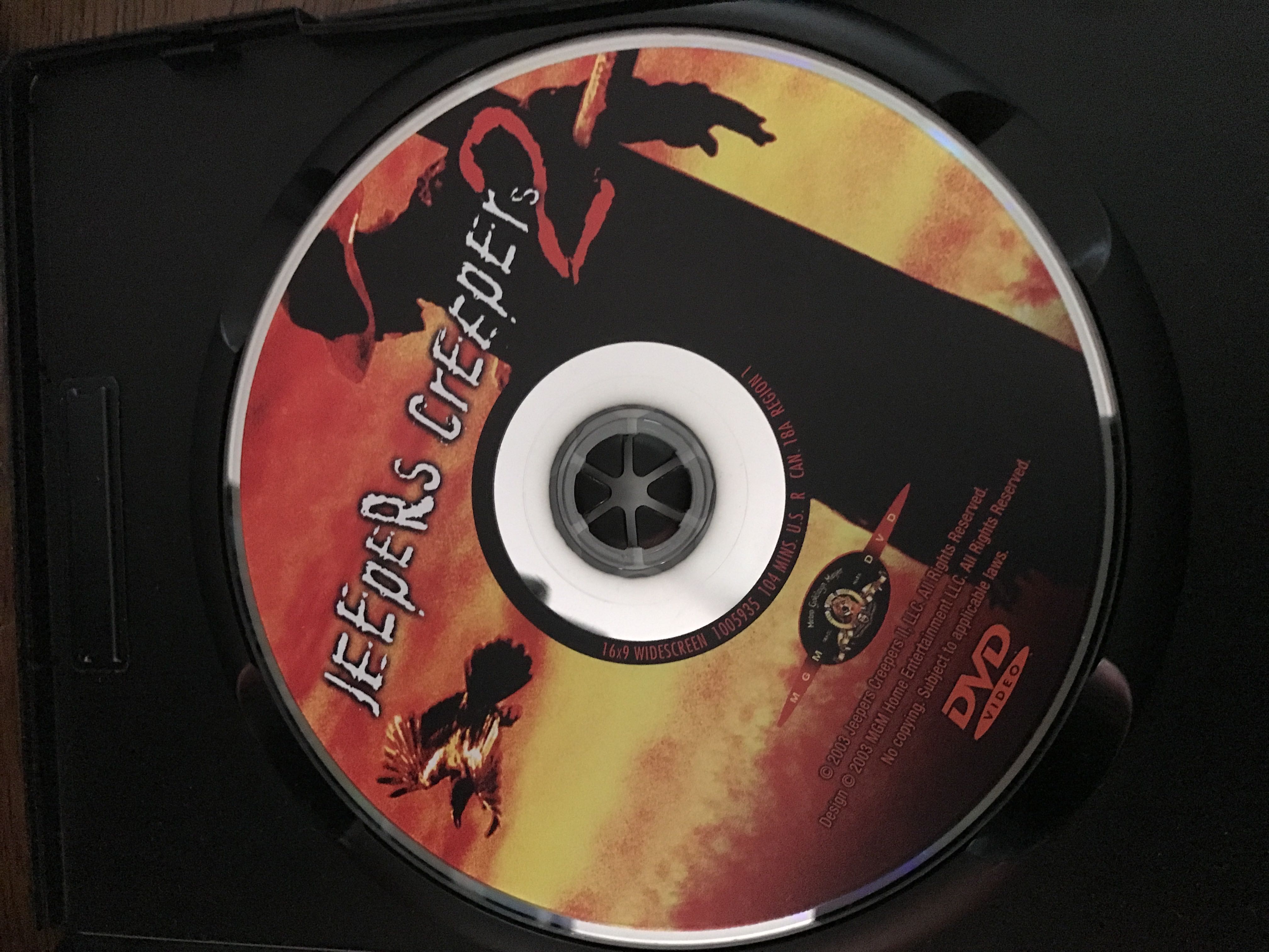 Jeepers Creepers 2 DVD movie collectible [Barcode 027616901651] - Main Image 3