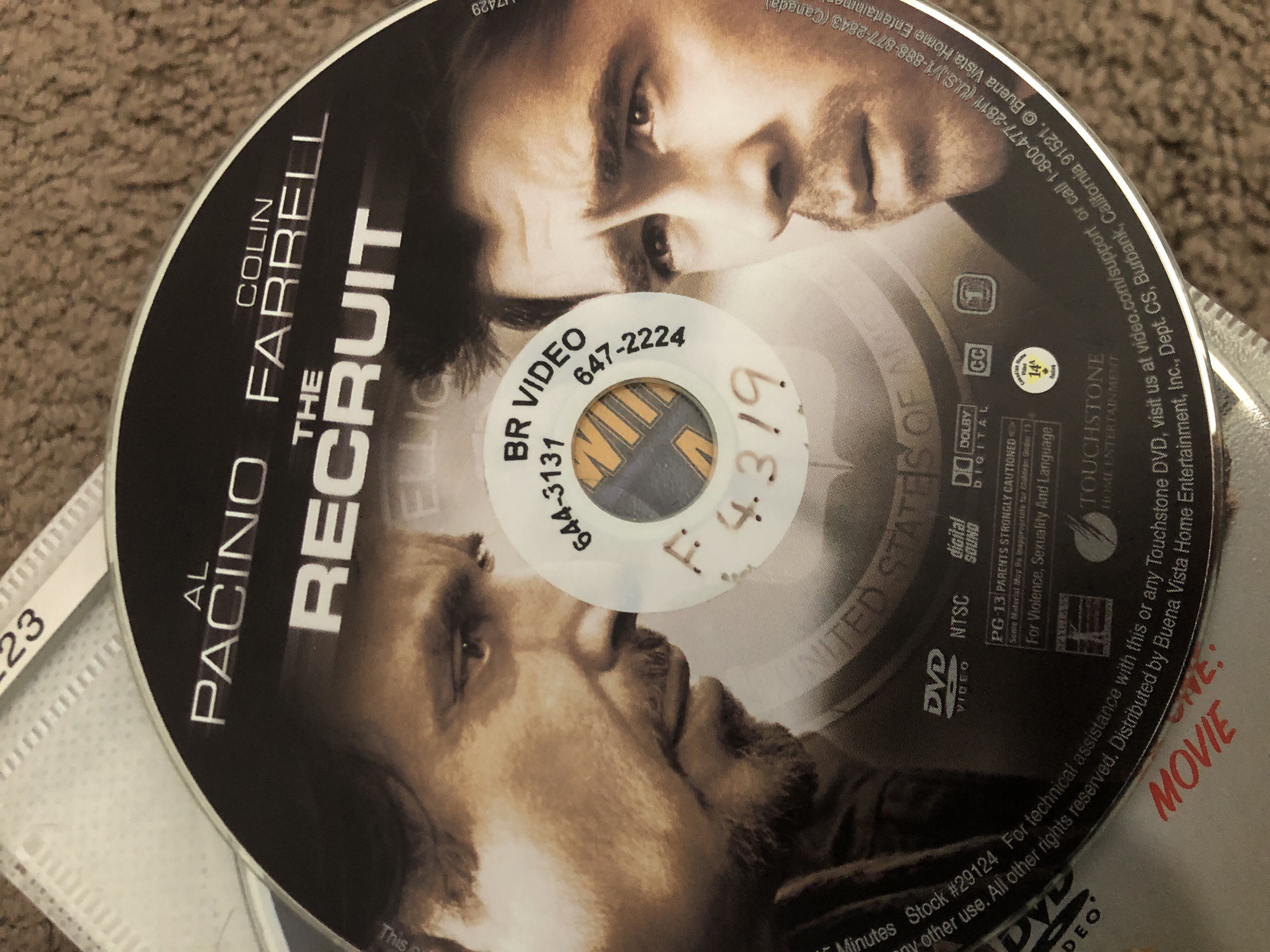 The Recruit Blu-ray movie collectible [Barcode 44185048562752] - Main Image 2