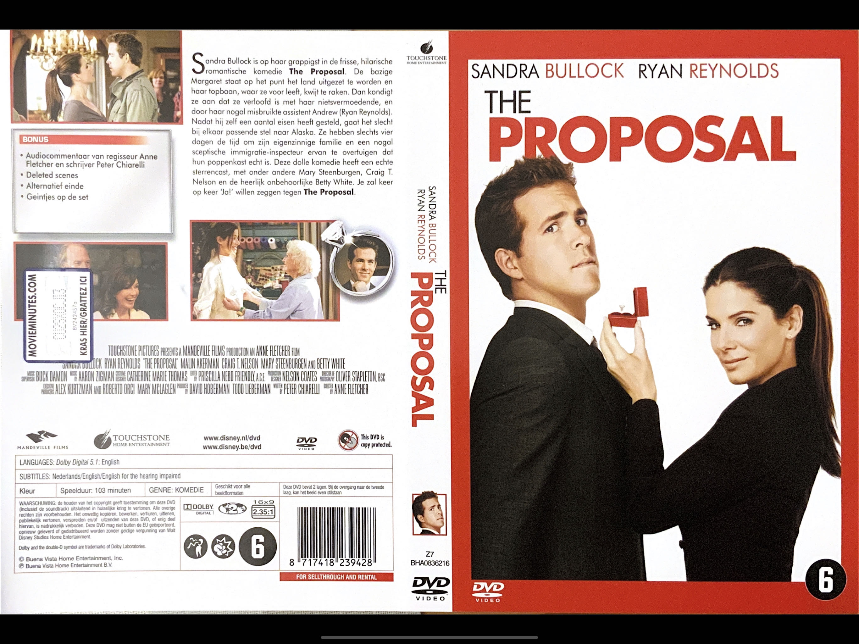 The Proposal DVD movie collectible [Barcode 8717418239428] - Main Image 2
