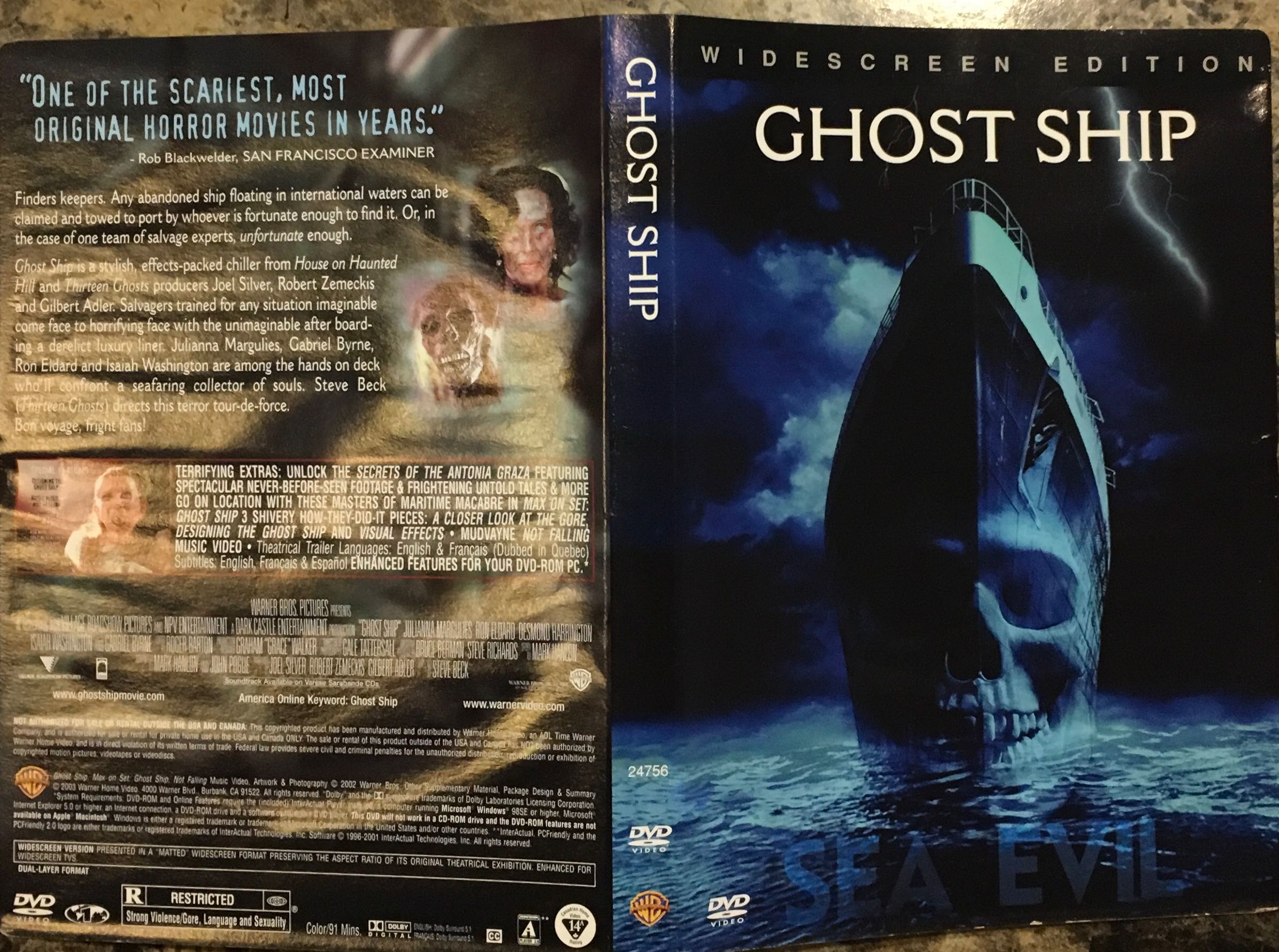 Scary: Ghost Ship DVD movie collectible [Barcode 10977156] - Main Image 3