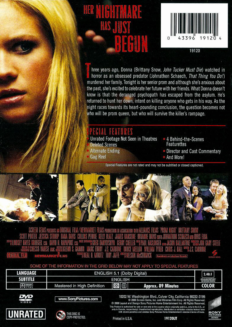 Prom Night DVD movie collectible [Barcode 4339619118] - Main Image 2