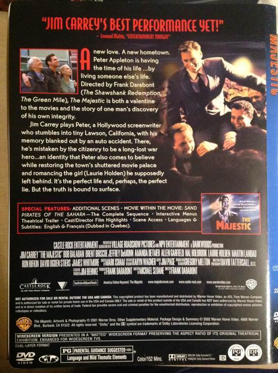 The Majestic Digital Copy movie collectible [Barcode 7321940221199] - Main Image 2