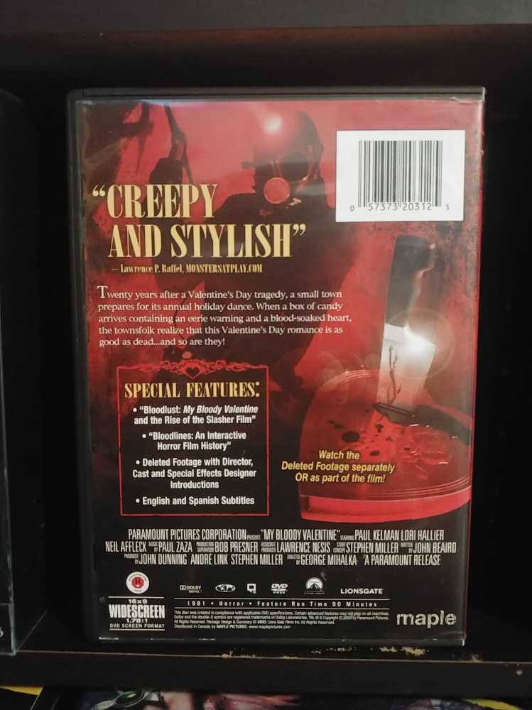My Bloody Valentine Blu-ray movie collectible [Barcode 057373203125] - Main Image 2