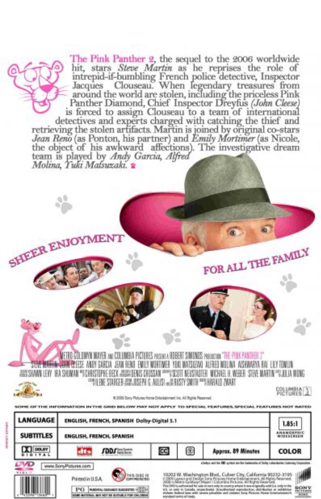 Der Rosarote Panther 2 DVD movie collectible [Barcode 4045167008861] - Main Image 2