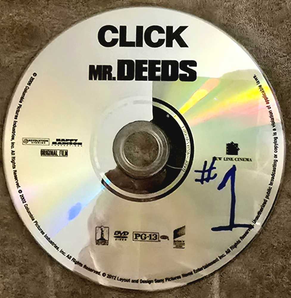 Mr. Deeds DVD movie collectible [Barcode 268800106241] - Main Image 2