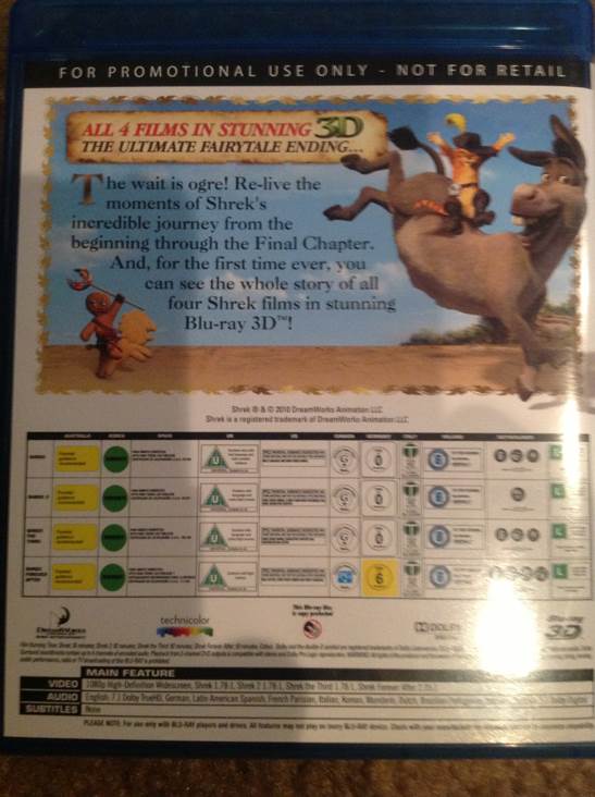 Shrek 2 3D Blu-ray movie collectible [Barcode 5050582875225] - Main Image 2