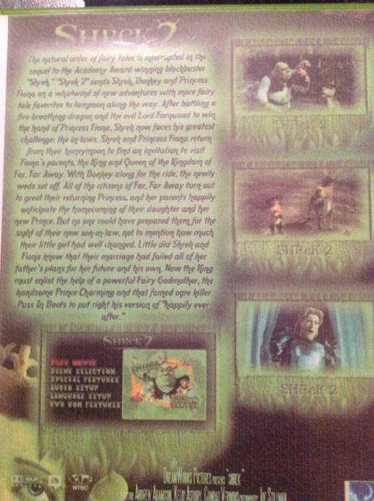 Shrek 2 DVD movie collectible [Barcode 7332505000685] - Main Image 2