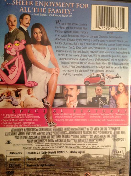 Pink Panther DVD movie collectible [Barcode 043396151437] - Main Image 2