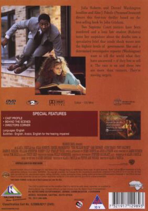 Pelican Brief, The DVD movie collectible - Main Image 2
