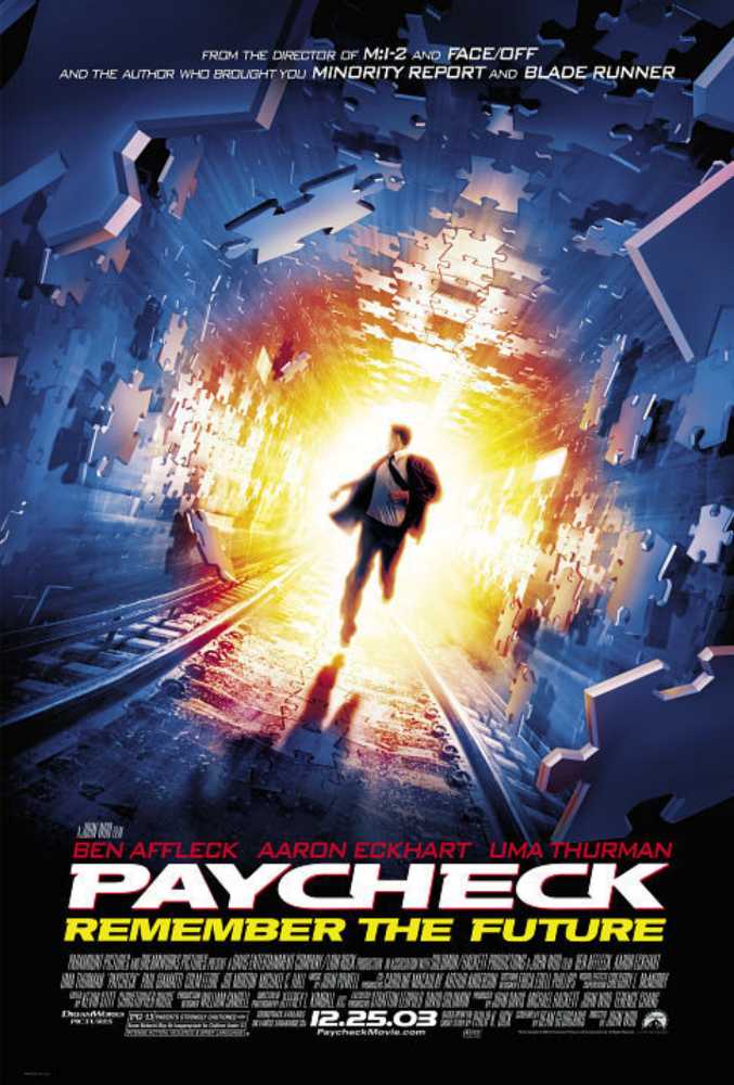 Paycheck Digital Copy movie collectible [Barcode 0097363380344] - Main Image 4