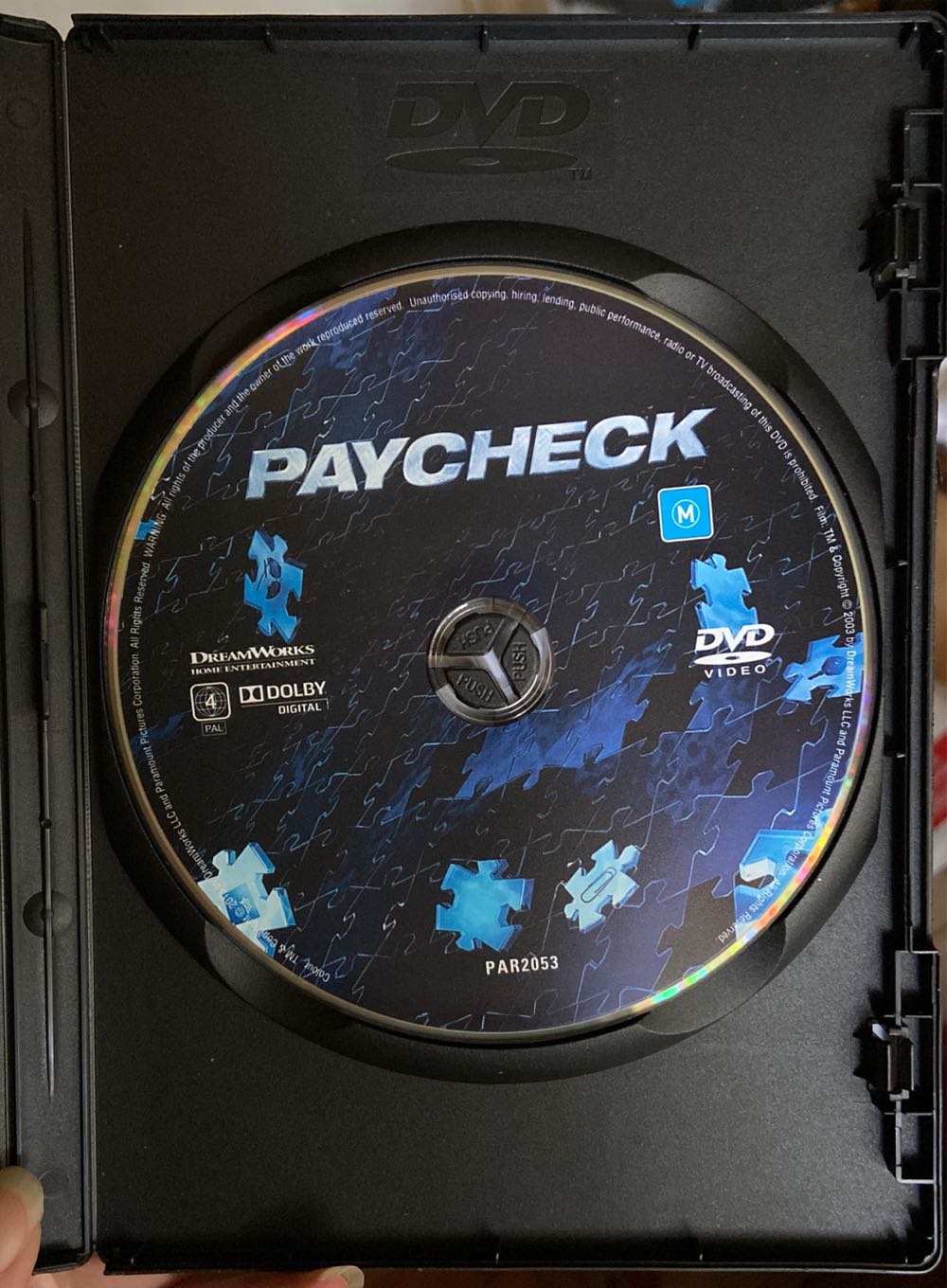 Paycheck DVD movie collectible [Barcode 9317206041494] - Main Image 4