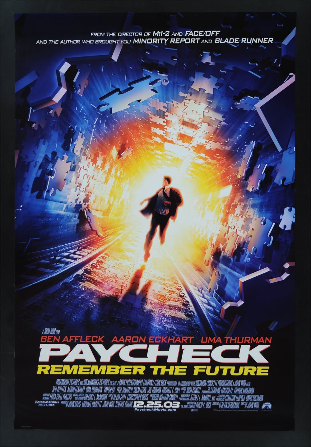 Paycheck Digital Copy movie collectible [Barcode 9324915042940] - Main Image 2