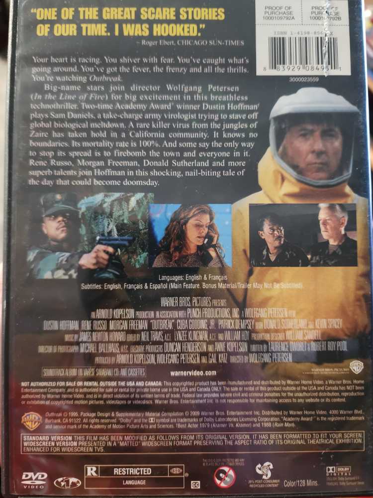 Outbreak Apple TV movie collectible [Barcode 0085391363224] - Main Image 3