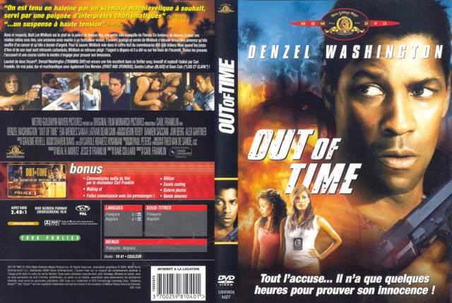 Out of Time DVD movie collectible [Barcode 027616901798] - Main Image 2