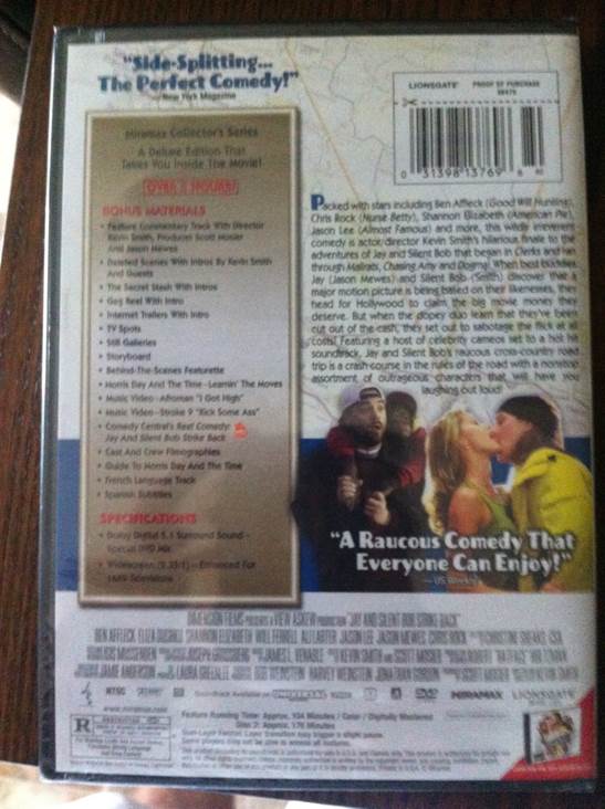 Jay and Silent Bob Strike Back Apple TV movie collectible [Barcode 031398137696] - Main Image 2