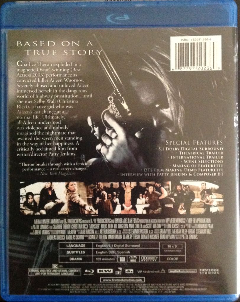 Monster Blu-ray movie collectible - Main Image 2