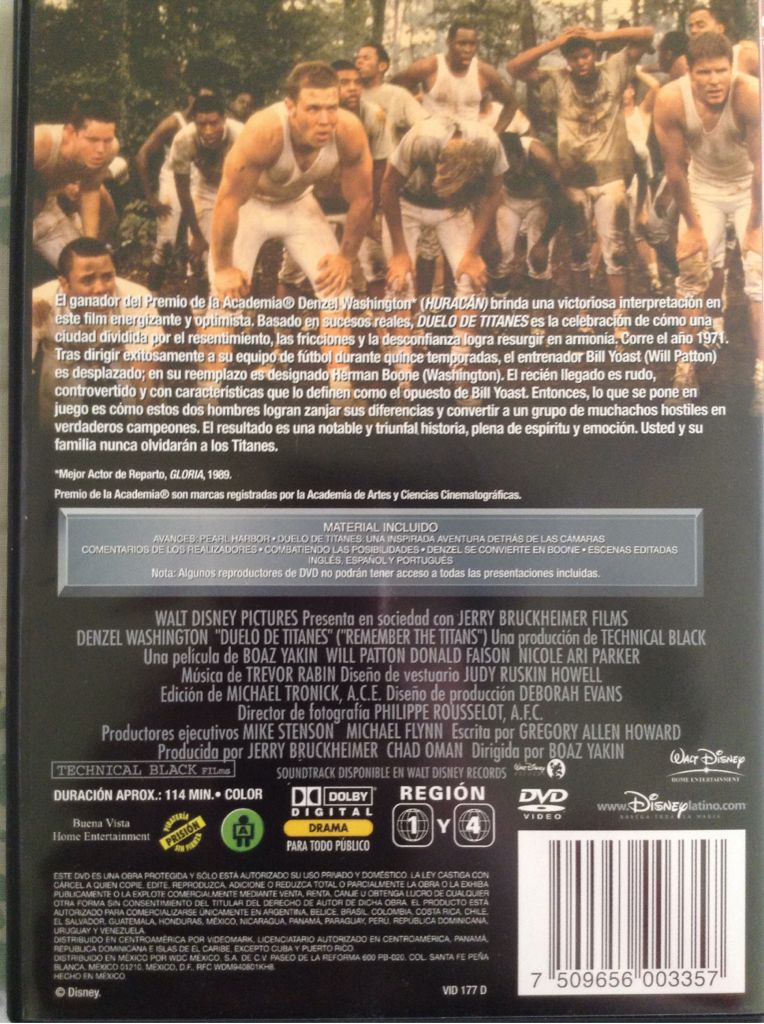 Duelo De Titanes DVD movie collectible [Barcode 7509656003357] - Main Image 2