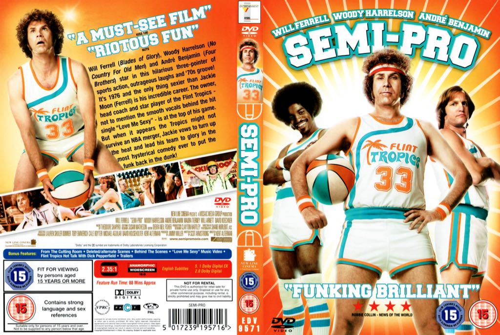 Semi-Pro DVD movie collectible [Barcode 5017239141621] - Main Image 2