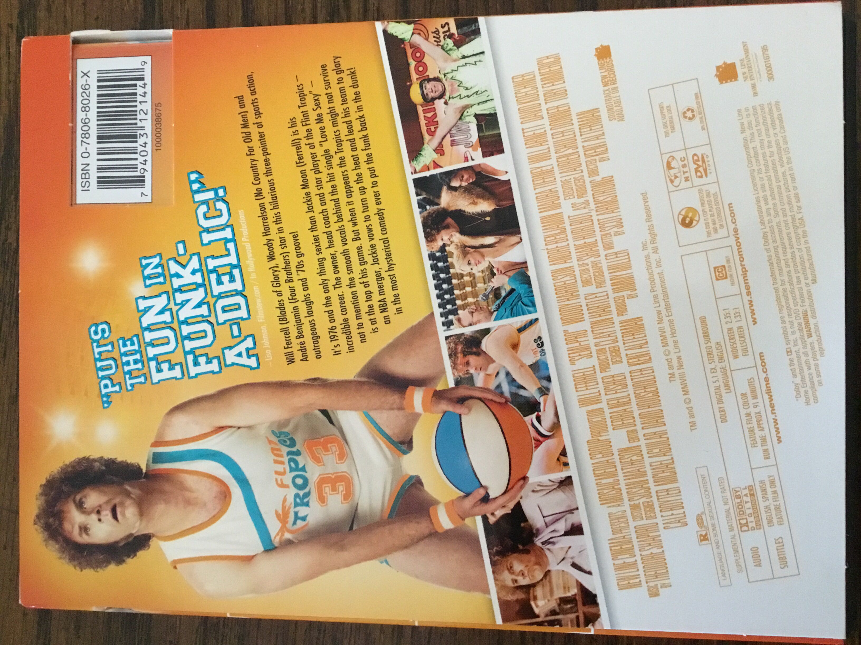 Semi-Pro DVD movie collectible [Barcode 794043121449] - Main Image 4