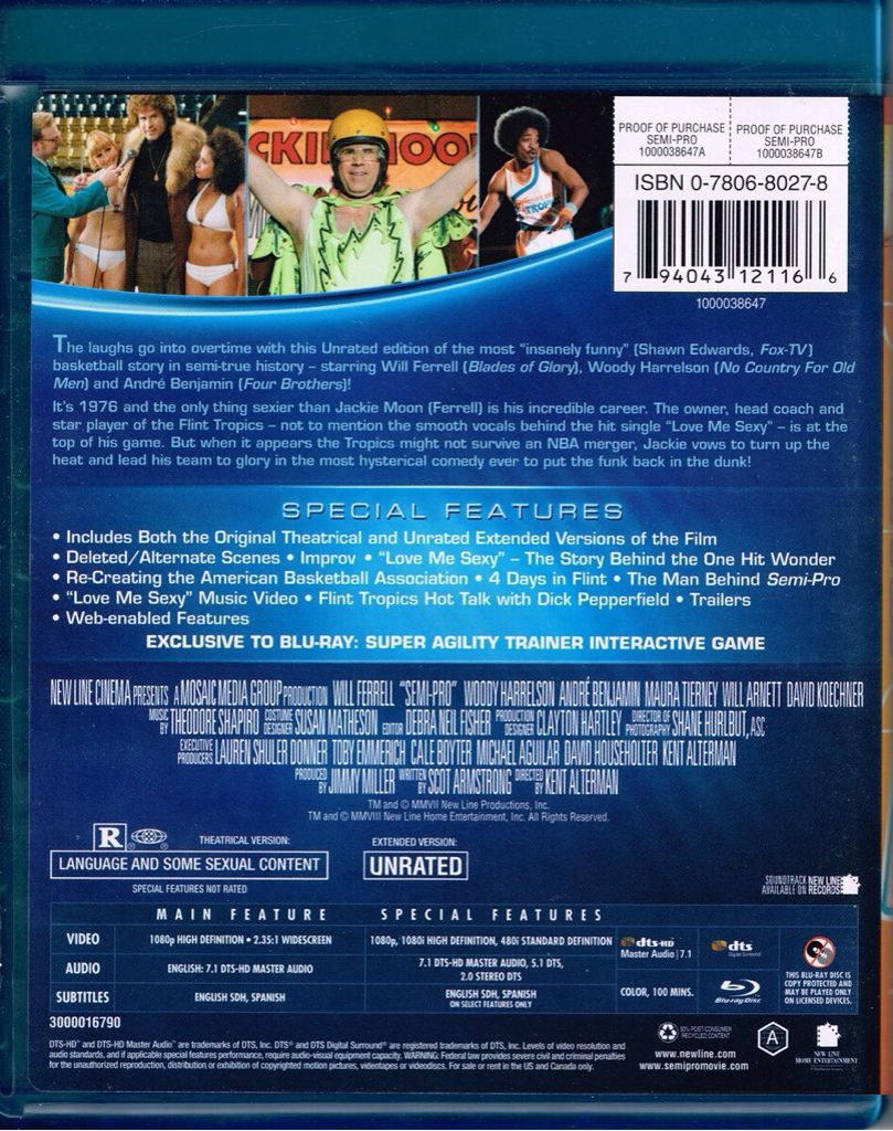 Semi-Pro Blu-ray movie collectible - Main Image 2