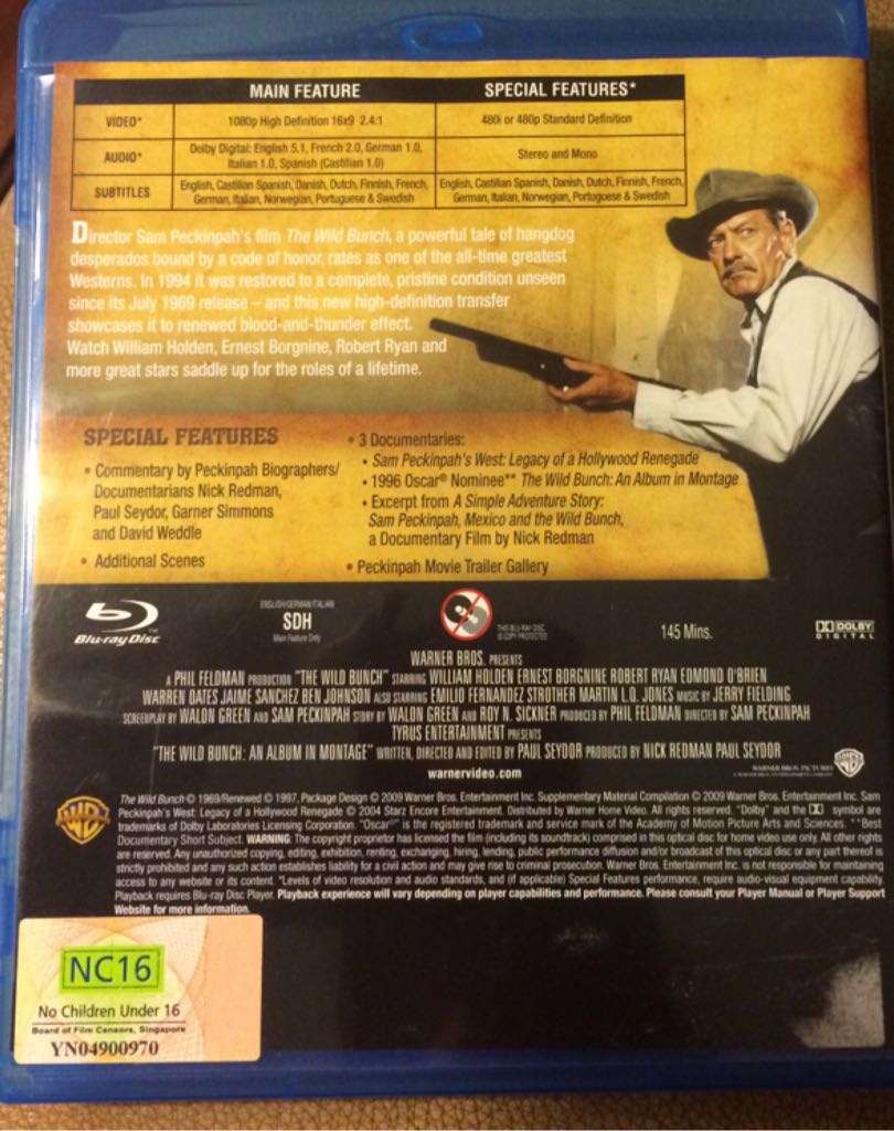 The Wild Bunch Blu-ray movie collectible - Main Image 2