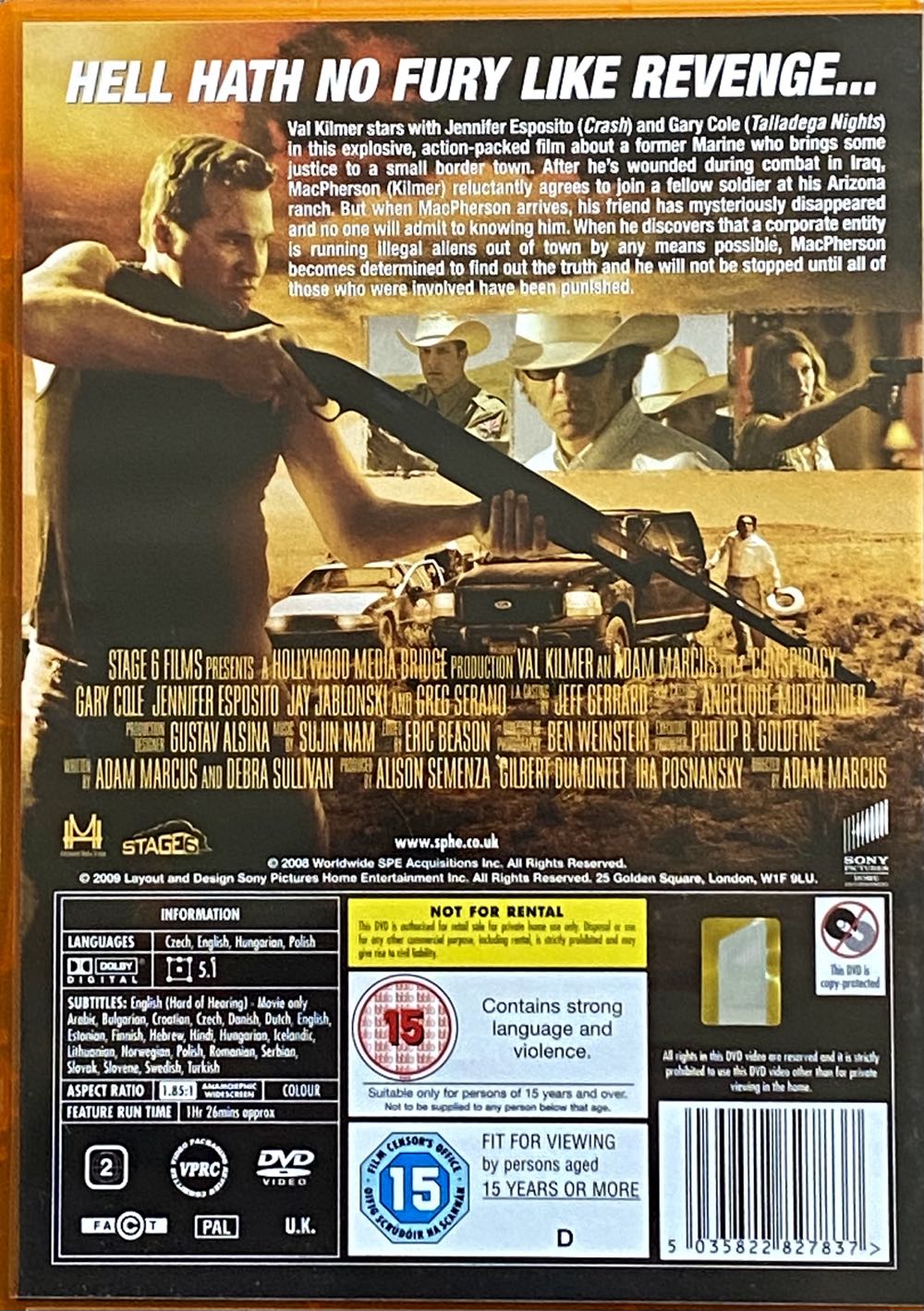 Conspiracy DVD movie collectible [Barcode 5035822827837] - Main Image 4