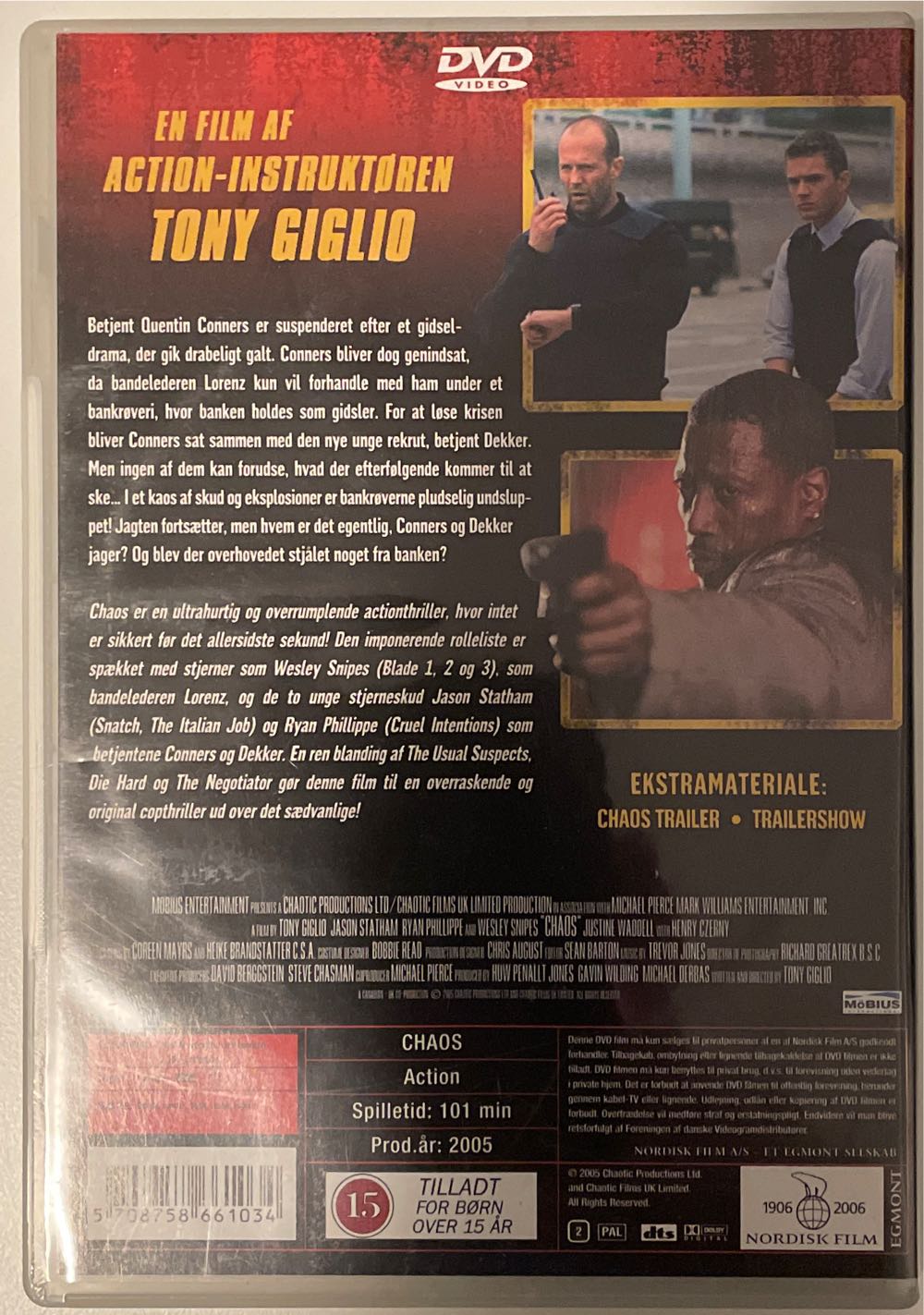 Chaos DVD movie collectible [Barcode 5708758661034] - Main Image 2