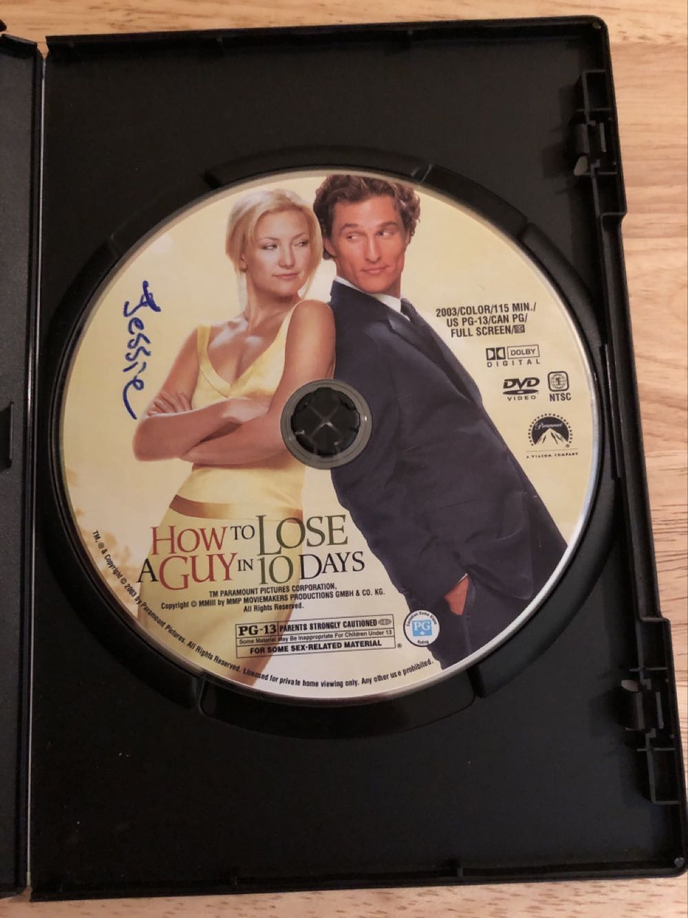 How to Lose a Guy in 10 Days DVD movie collectible [Barcode 883929302642] - Main Image 3