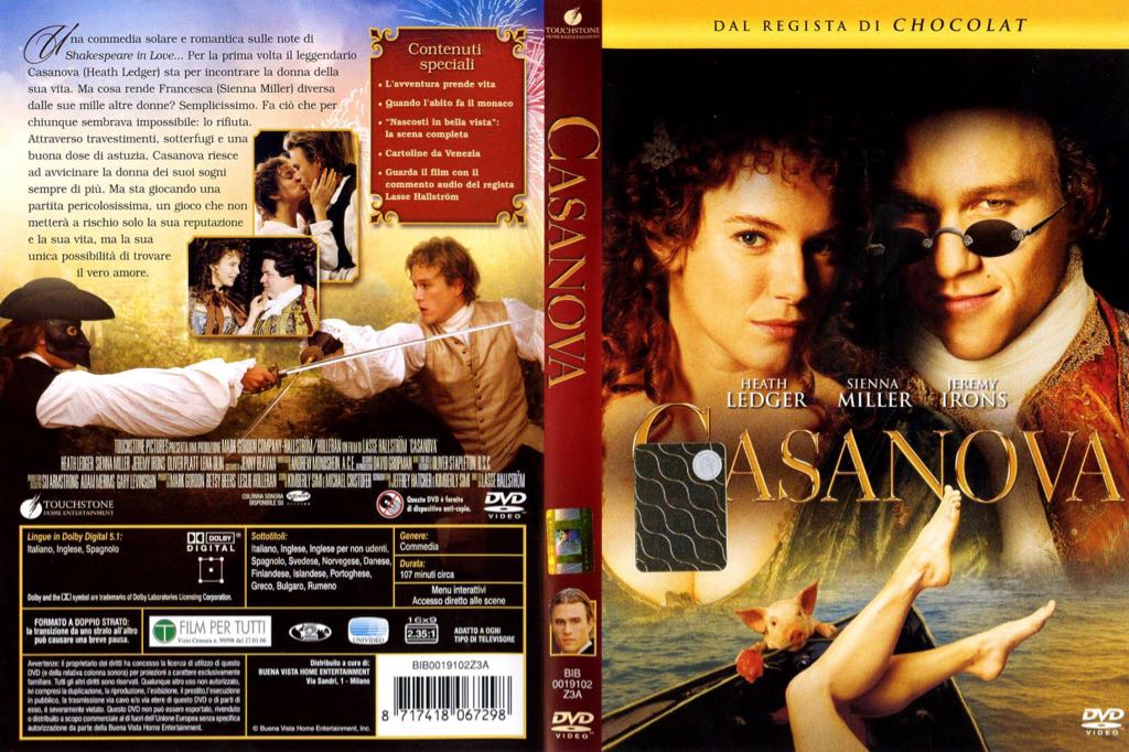 Casanova (2005) DVD DVD movie collectible [Barcode 9398524014032] - Main Image 2