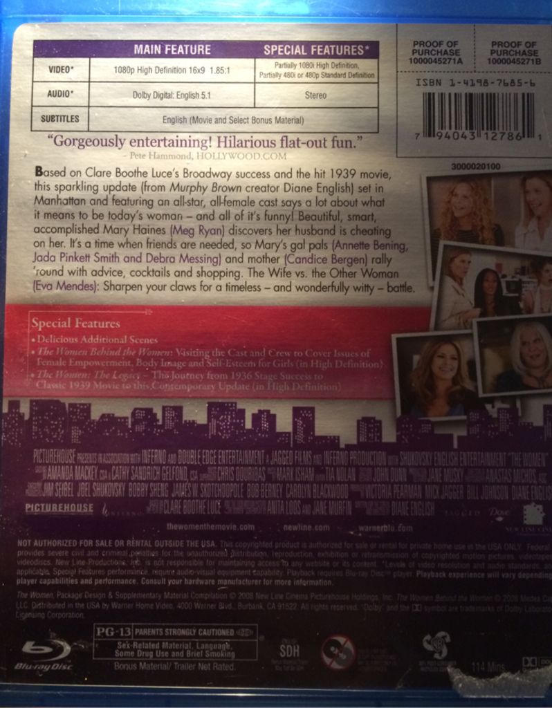 Women, The Blu-ray movie collectible [Barcode 794043127861] - Main Image 2