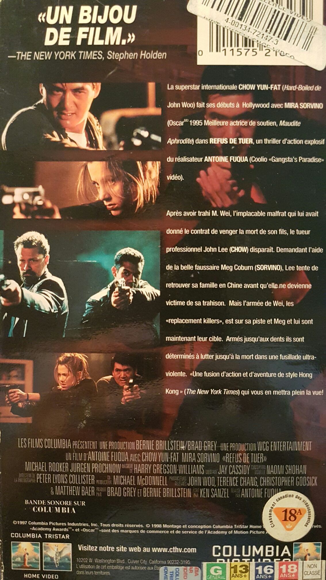 The Replacement Killers VHS movie collectible [Barcode 043396216235] - Main Image 2